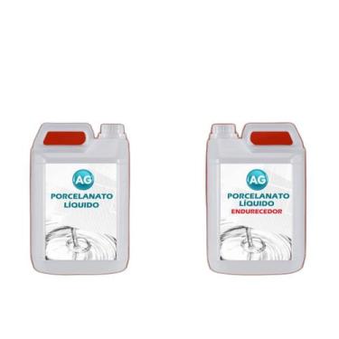 Imagem de Kit Porcelanato Líquido + Primer - Concreto e Madeira - Resinas Ag