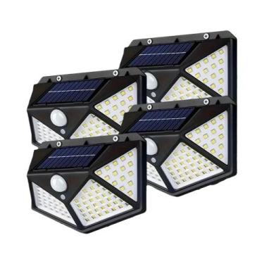 Imagem de Luzes De Emergência Solares LED 100, À Prova d'Água, Com Sensor De Mov
