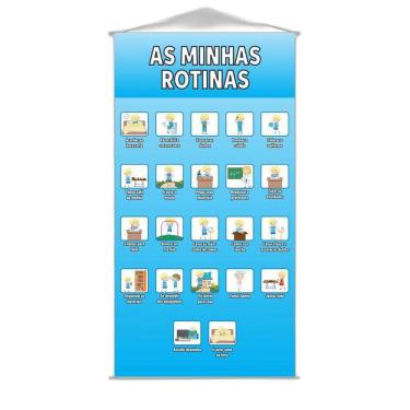 Imagem de Banners Pedagógicos 120x65cm - Lona - Bastões e Corda