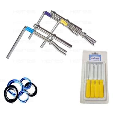 Imagem de Kit De Alicates Gaxetas - 30-55/55-90/90-160 mm - 3 Alicates - 5 itens