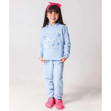 Imagem de Calça Infantil Moletom Flanelado Marisa Tam 4 a 10 Azu-36051, Azul, 8