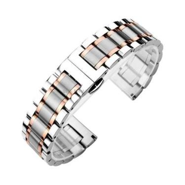 Imagem de Pulseira De Relógio De Aço Inoxidável, Pulseira Universal Com Extremid