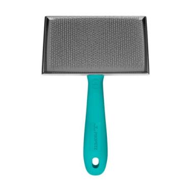 Imagem de Rasqueadeira Reta Grande com Bolinha Azul Propetz Pet Original
