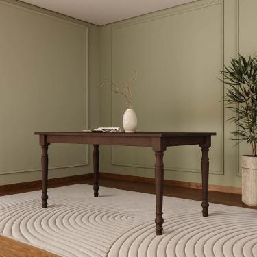 Imagem de Mesa de Jantar Rubi 1,60  Madeira Pinus Café - Finestra