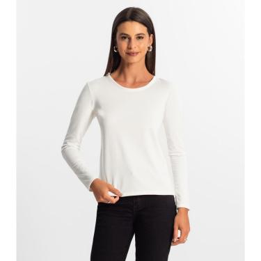 Imagem de Blusa Manga Longa Feminina Rovitex Bege-Feminino