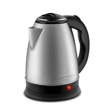 Imagem de Chaleira Elétrica Mondial Premium 2L com Desligamento Automático 1200W Inox 220V - CE-06