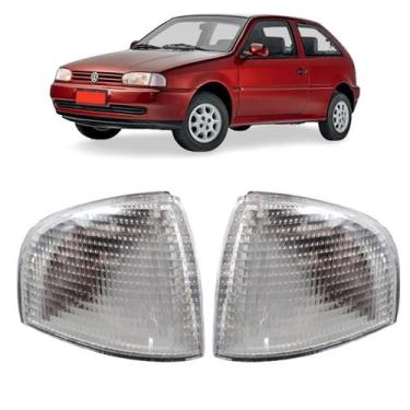 Imagem de Par Lanternas Pisca Gol  Voyage  Parati  Saveiro G2 Bola 1994 a 1999 /