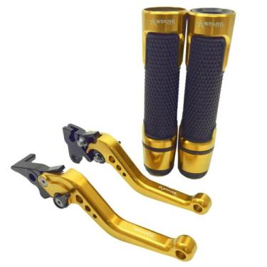 Imagem de Kit Manete Manopla Honda Cbx250 Twister 01 A 08 Cb300r Strada - Stark 