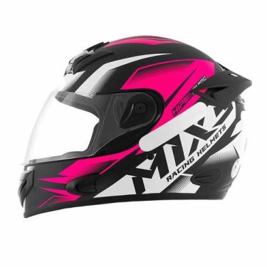 Imagem de Capacete Moto Fechado Mixs Mx2 Storm Fosco Protork, ROSA, 60