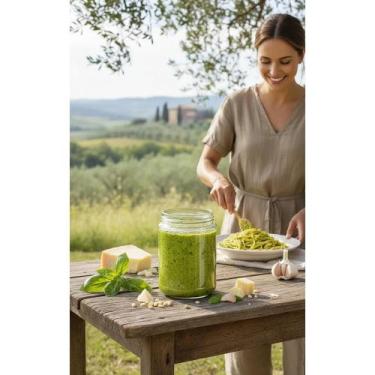 Imagem de 2x Molho Pesto Manjericão Vegano Sem Glúten 190g - Congratulations Sto