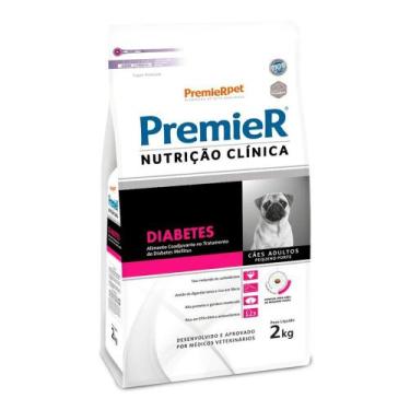 Imagem de PremieR Nutrição Clínica Diabetes Cães Adultos Pequenos 2Kg