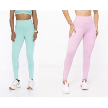 Imagem de Calça Legging Cigarrete Cos Alto DiPaula Fitness Esportiva Academia Fe
