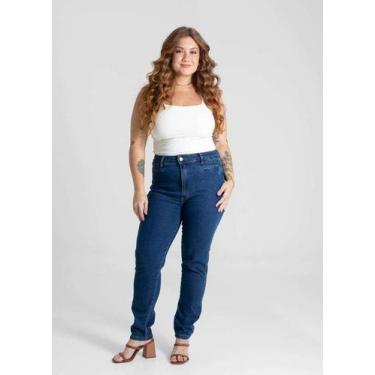 Imagem de Calça Feminina Jeans Plus SIze Levanta Bumbum Sawary Premium Original 