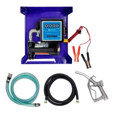 Imagem de Bomba de abastecimento para bateria 12v para diesel kit completo breme