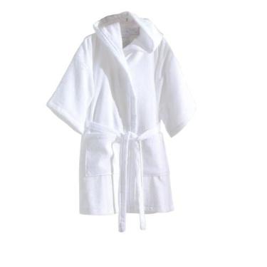 Imagem de Roupão Infantil Döhler Velour Branco G  