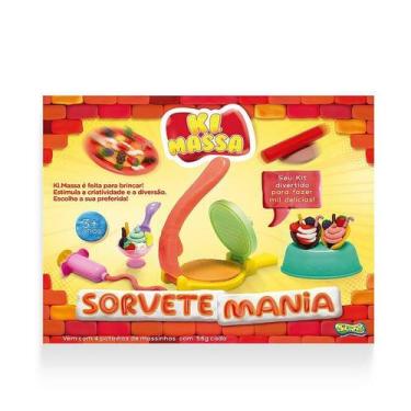 Imagem de Ki Massa Massinha Modelar Infantil Sorvete Mania 3007 Sunny - Sunny Br