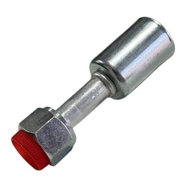 Imagem de Conexão Ar Cond Reta Oring Fêmea 8mm Alumínio Com Clip - LETÍCIA AR CO