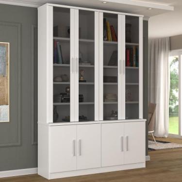 Imagem de Estante para Livros 8 Portas Branco - Foscarini