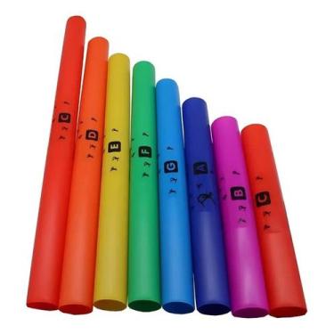 Imagem de Tubos Musicais Liverpool Boomwhackers Dó A Dó Colorido Multi