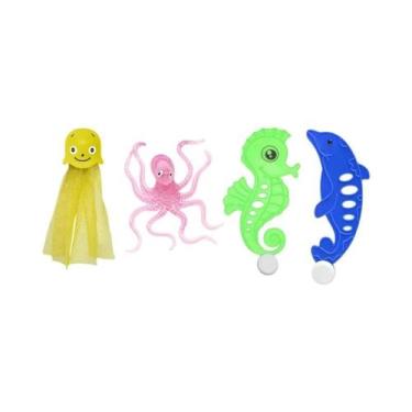 Imagem de Conjunto De Brinquedos Coloridos Para Mergulho Na Piscina De Verão, Ac