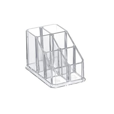 Imagem de ORGANIZADOR PARA MAQUIAGEM 6 DIVISÓRIAS TRANSPARENTE