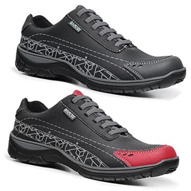 Imagem de Kit Sapatenis Maculino 2 Pares Couro Vegano ES New Fox Cor:Preto;Tamanho:40;Gênero:Masculino