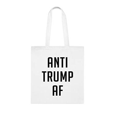 Imagem de Sacola Anti Trump Af, presente anti Trump Af, bolsa de ombro Anti Trump Af, sacos reutilizáveis Anti Trump Af, ideia de presente de cesta de Natal de aniversário, presente para ela,