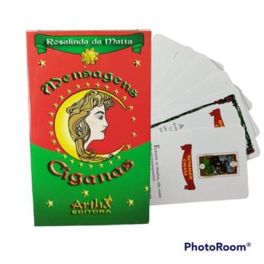 KIT Baralho Cigano Lenormand 36 Cartas + Athame Dourado - META