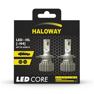 Imagem de Par Lâmpada Automotiva Haloway Led H4 Hwc 12v 6500k