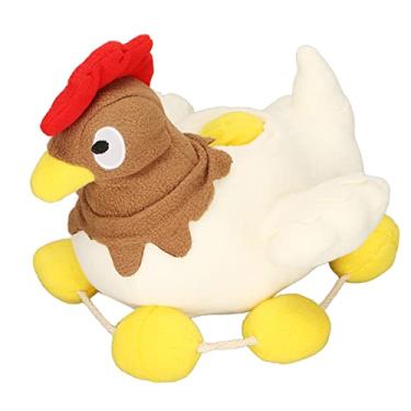 Imagem de Pelúcia galinha cão mastigar brinquedo, esconder galinha ovo chiado cão mastigar brinquedo educacional pelúcia animal de estimação de brinquedo de páscoa presente pintinho guincho brinquedo para cães