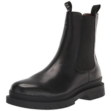 Imagem de Steve Madden Men's BELGRAVE Mid Calf Boot, Black Leather, 7