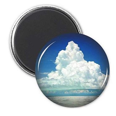 Imagem de Ocean Sky Water Science Nature Picture Adesivo Ímã de Geladeira Decoração Emblema Presente