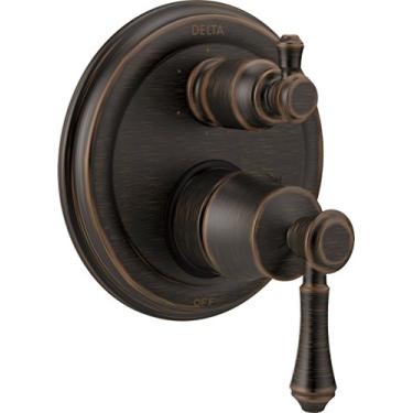 Imagem de DELTA FAUCET T24997-RB, monitor tradicional veneziano Cassidy série 14 acabamento de válvula com 6 configurações de desvio integrado