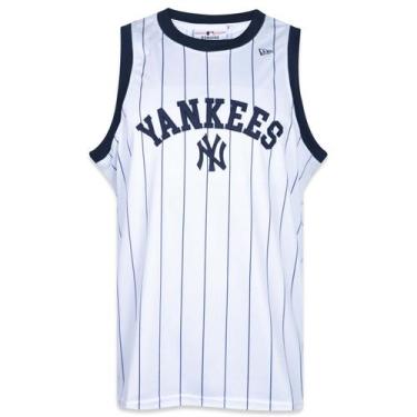 Imagem de Regata New Era Performance Mlb New York Yankees Core Branca Branco