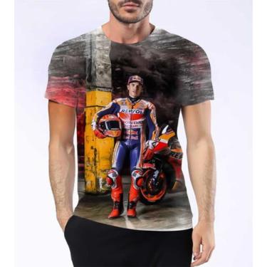 Imagem de Camisa Camiseta Marc Márquez Piloto De Motociclismo Gp 8 - Estilo Krak