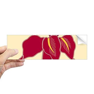 Imagem de DIYthinker Pintura da cultura japonesa bela adesivo retangular para para-choque notebook decalque para janela