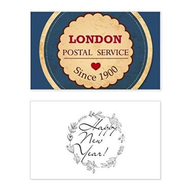 Imagem de Love UK London Britian England Stamp New Year Festival Greeting Card Bless Message Gift