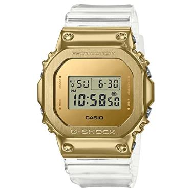 Imagem de Casio Relógio masculino com mostrador digital, Amarelo, 49.6×43.2×12.9mm, Digital