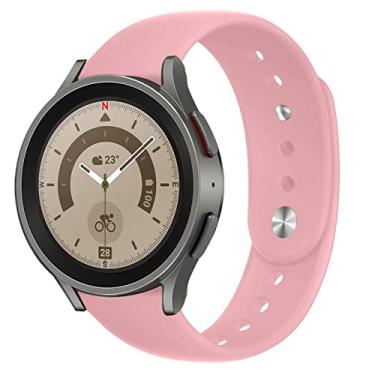 Imagem de Pulseira de substituição compatível com Samsung Galaxy Watch 4, 40/44 mm/pulseira de silicone Galaxy Watch 4 Classic 42/46 mm/Galaxy Watch 3,41 mm/active/active 2,40/44 mm