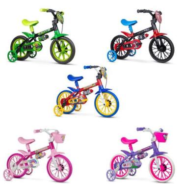Imagem de Bicicleta Infantil Aro 12 Bike Feminina Masculino 3 A 5 Anos Nathor