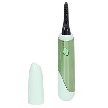 Imagem de Modelador de Cílios Recarregável, Modelador de Cílios Aquecido Com Almofada de Silicone para Uso Doméstico (Verde)