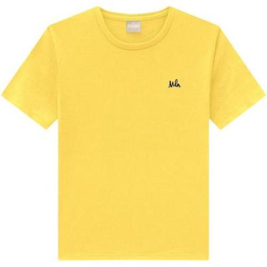 Imagem de Camiseta Menino Milon Em Algodão - Amarelo