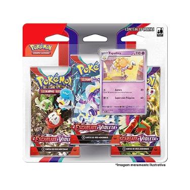 Imagem de Cartas Pokémon Blister Triplo Espathra C/ 19 Cartas - Copag