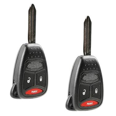 Imagem de Chave para Dodge Caliber Dakota Durango Magnum Nitro Ram / Mitsubishi Raider 2004 2005 2006 2007 2008 2009 2010 2011 2012 (KOBDT04A), conjunto de 2