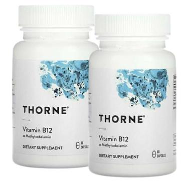 Imagem de Kit 2 Vitamina B12 Metilcobalamina 60 Cápsulas-Thorne