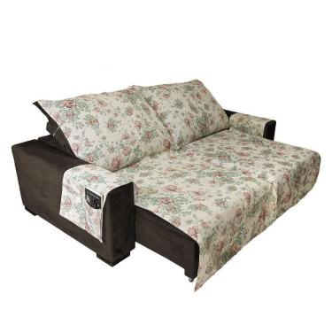 Imagem de Protetor De Sofa Retratil Estampado Margarida 1,80 X 2,40M