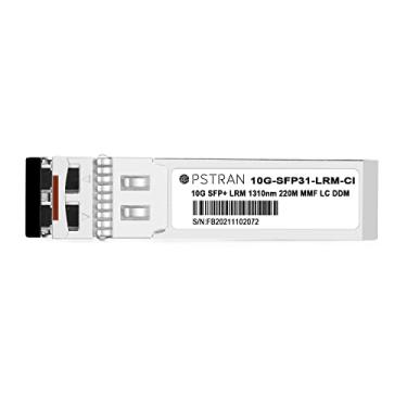 Imagem de Transceptor 10GBase-LRM SFP+ LC 10G SFP+ LRM Módulo multimodo 1310nm MMF/SMF, 220m/2km DDM compatível com Cisco SFP-10G-LRM Ubiquiti Unifi Finisar Netgear TP-Link D-Link QNAP