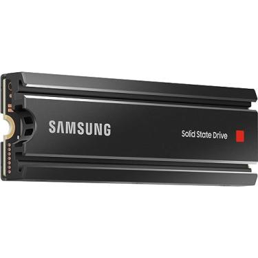 Imagem de SAMSUNG MZ-V8P2T0CW 980 Pro 2TB, até 7.000 MB/s, PCIe 4.0 NVMe M.2 (2280), SSD interno com dissipador de calor para consola de videojogos, compatível com PS5, multicolorido