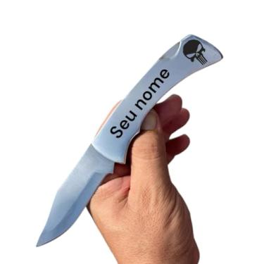 Imagem de Canivete De Bolso em Inox Personalizado Com Presilha
