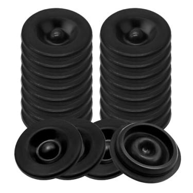 Imagem de 20 peças de plugues de graxa de borracha eixo de reboque tampa de poeira rolamento de reboque tampa de poeira compatível com reboque de barco Dexter EZ reboque lubrificante trailer (2000 a 1,587 kg)